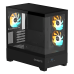 Gigabyte C201P Panoramic ICE Mid Tower ATX With ARGB Desktop Casing Black